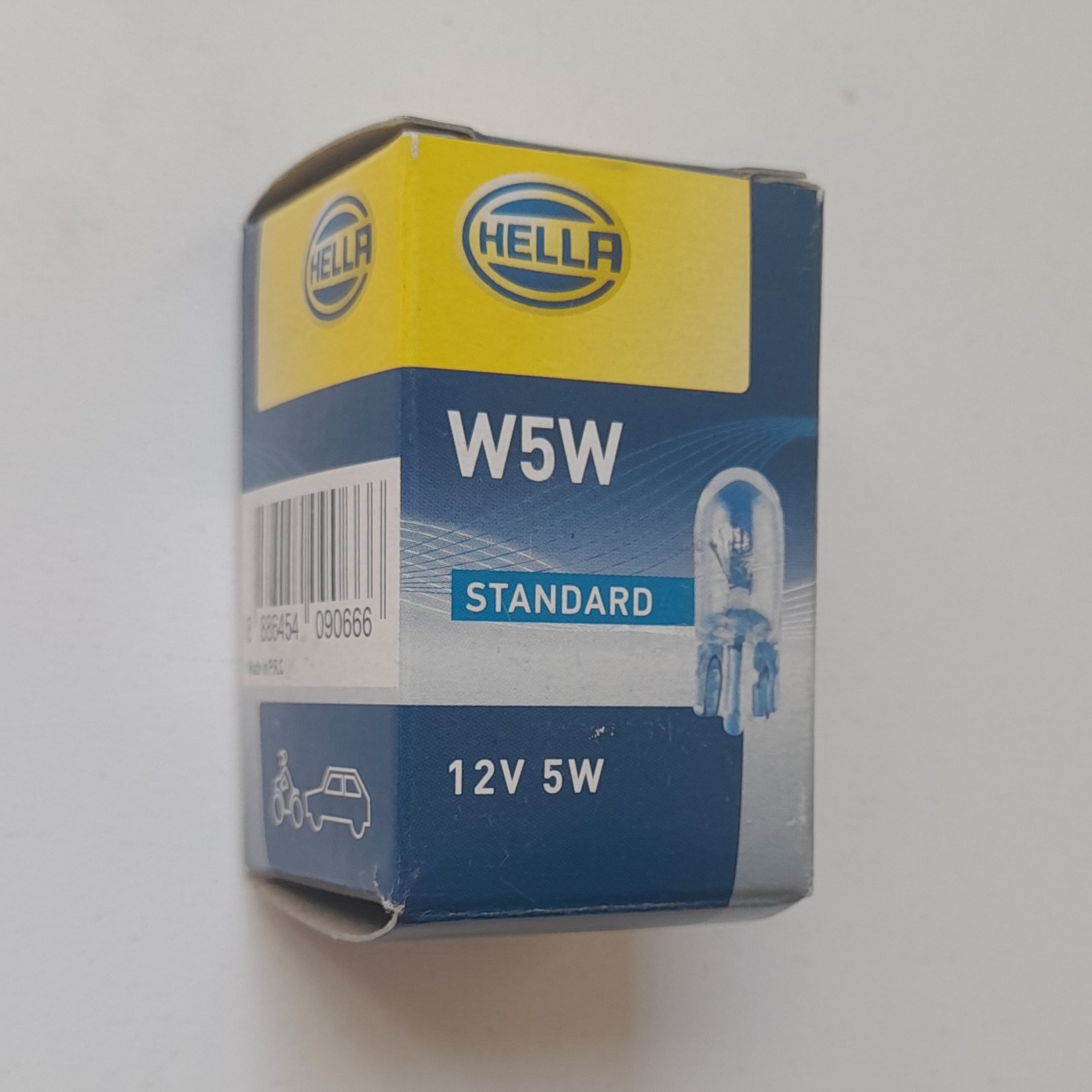 لامپ هلا 12V/5W W5W Hella یک عدد