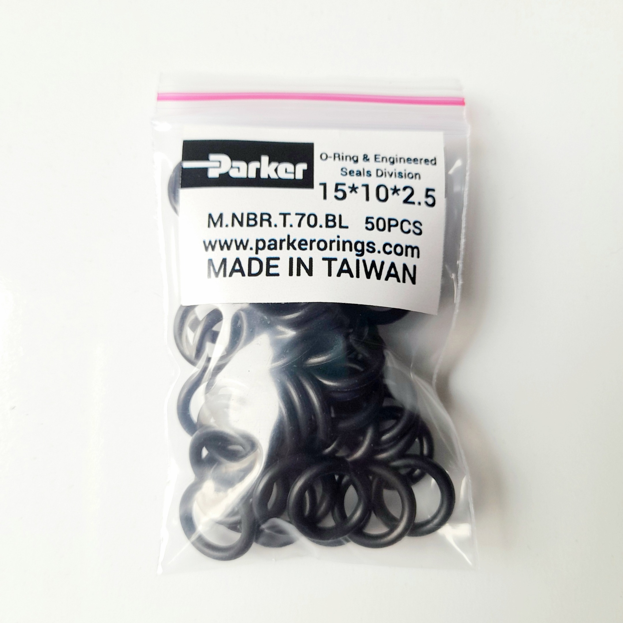 اورینگ کولر خودرو 2.5×15 Parkerپارکر تایوان 50عددی