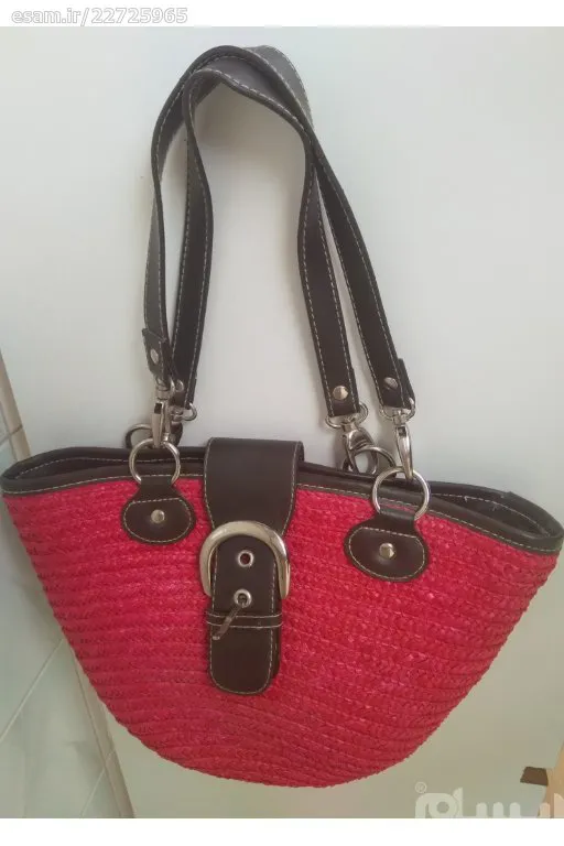 کیف دوشی زنانه خارجی سرخابی رنگ