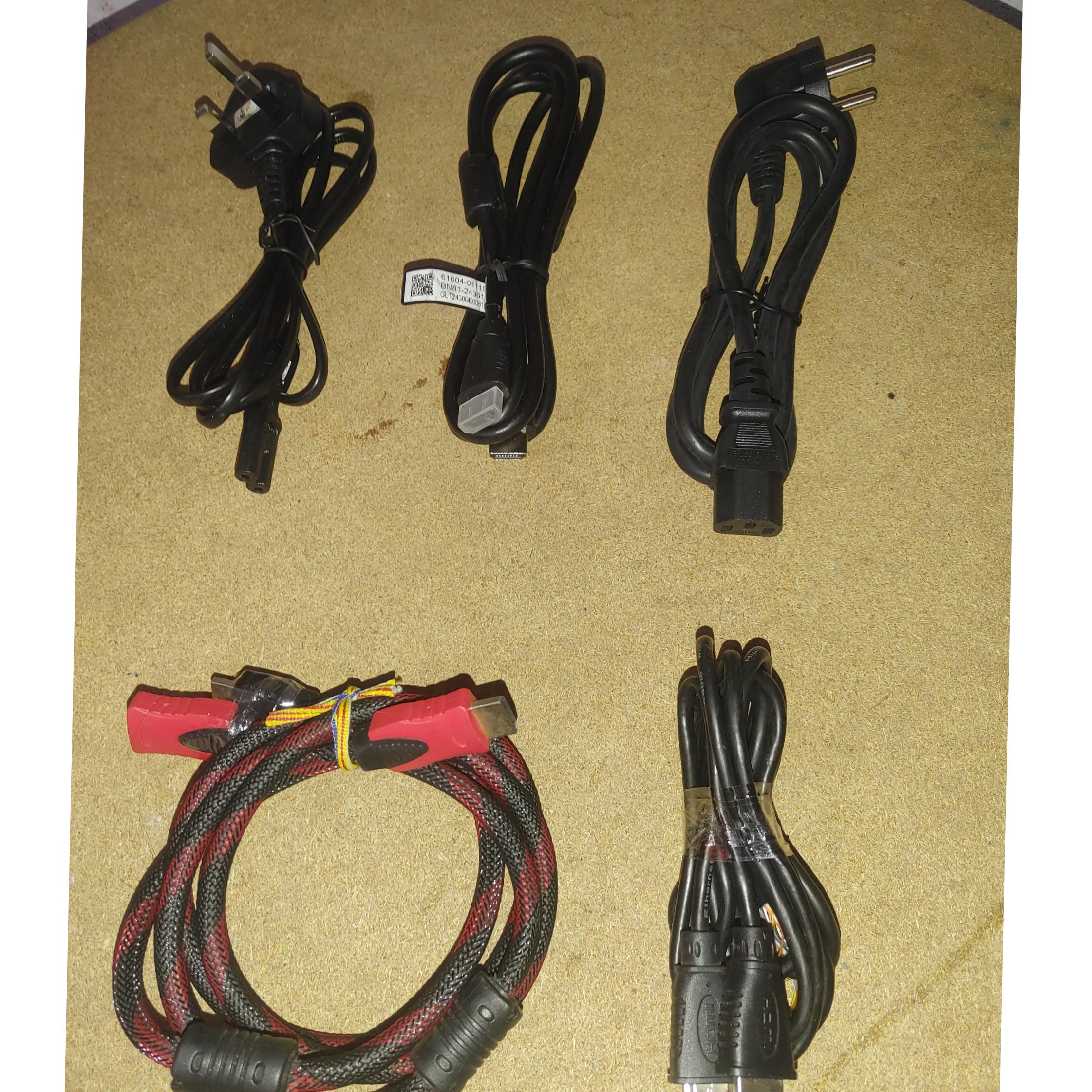 مجموعه 5 عددی کابل پاور و HDMI