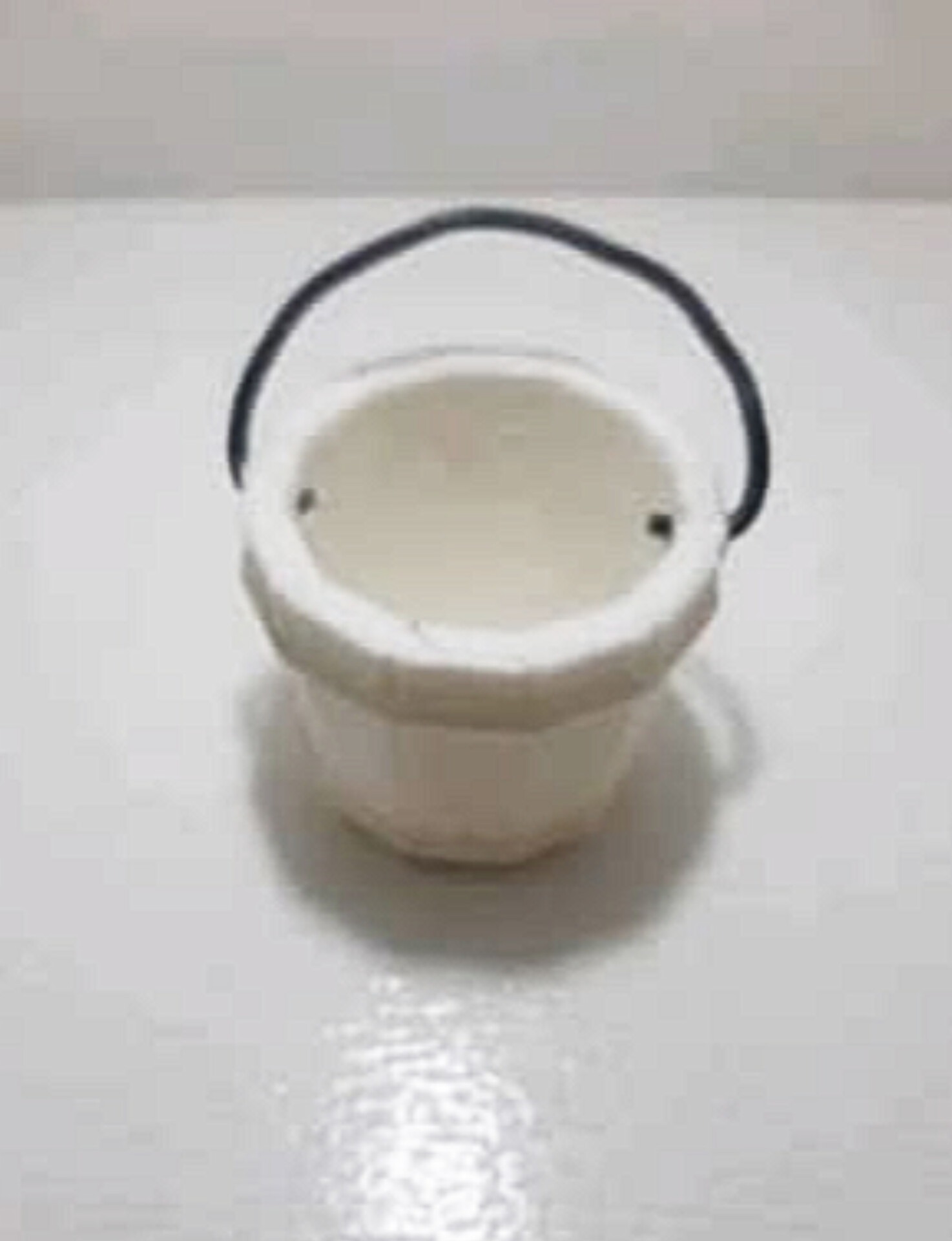 سطل مینیاتوری رنگ سفید