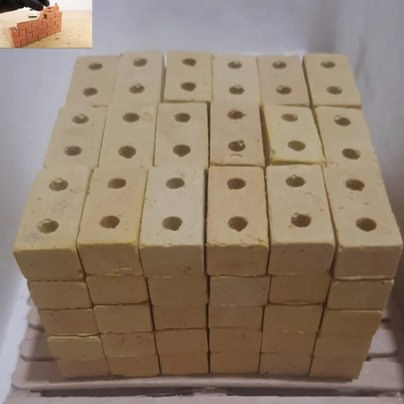 آجر دوگل مینیاتوری رنگ زرد