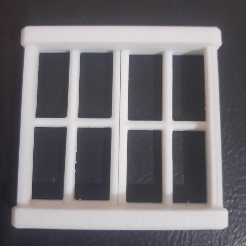 پنجره مینیاتوری دوتیکه 8خانه