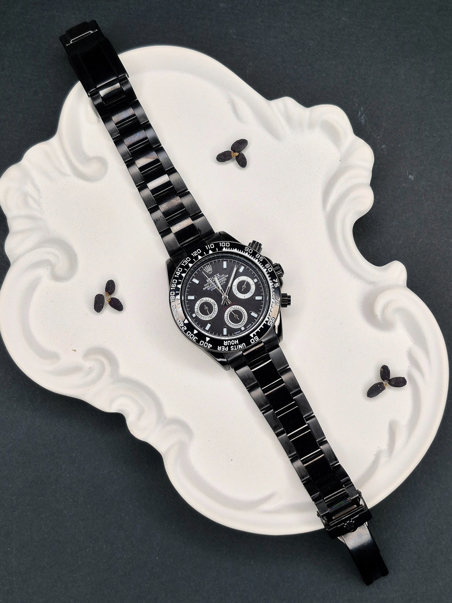 ساعت مچی مردانه رولکس سه موتوره با گارانتی