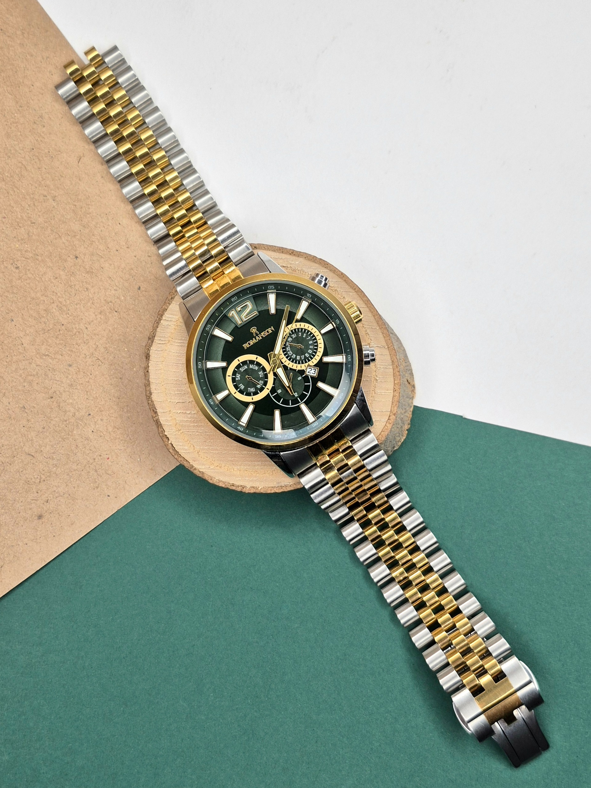 ساعت مچی مردانه رومانسون موتور ژاپن با گارانتی