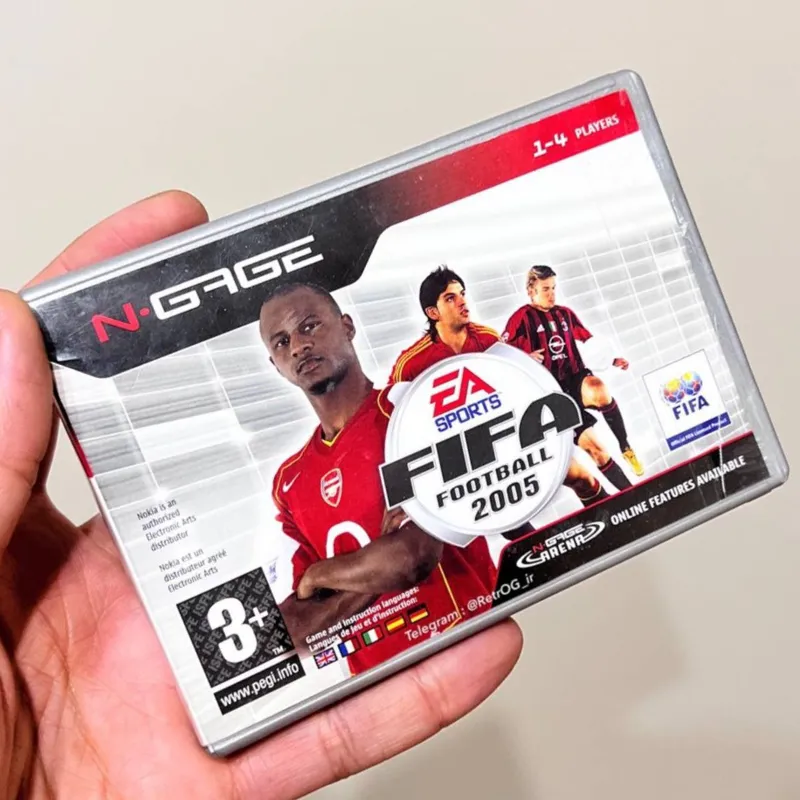 بازی تکمیل فوتبال فیفا 2005 - نوکیا N-GAGE (نایاب)