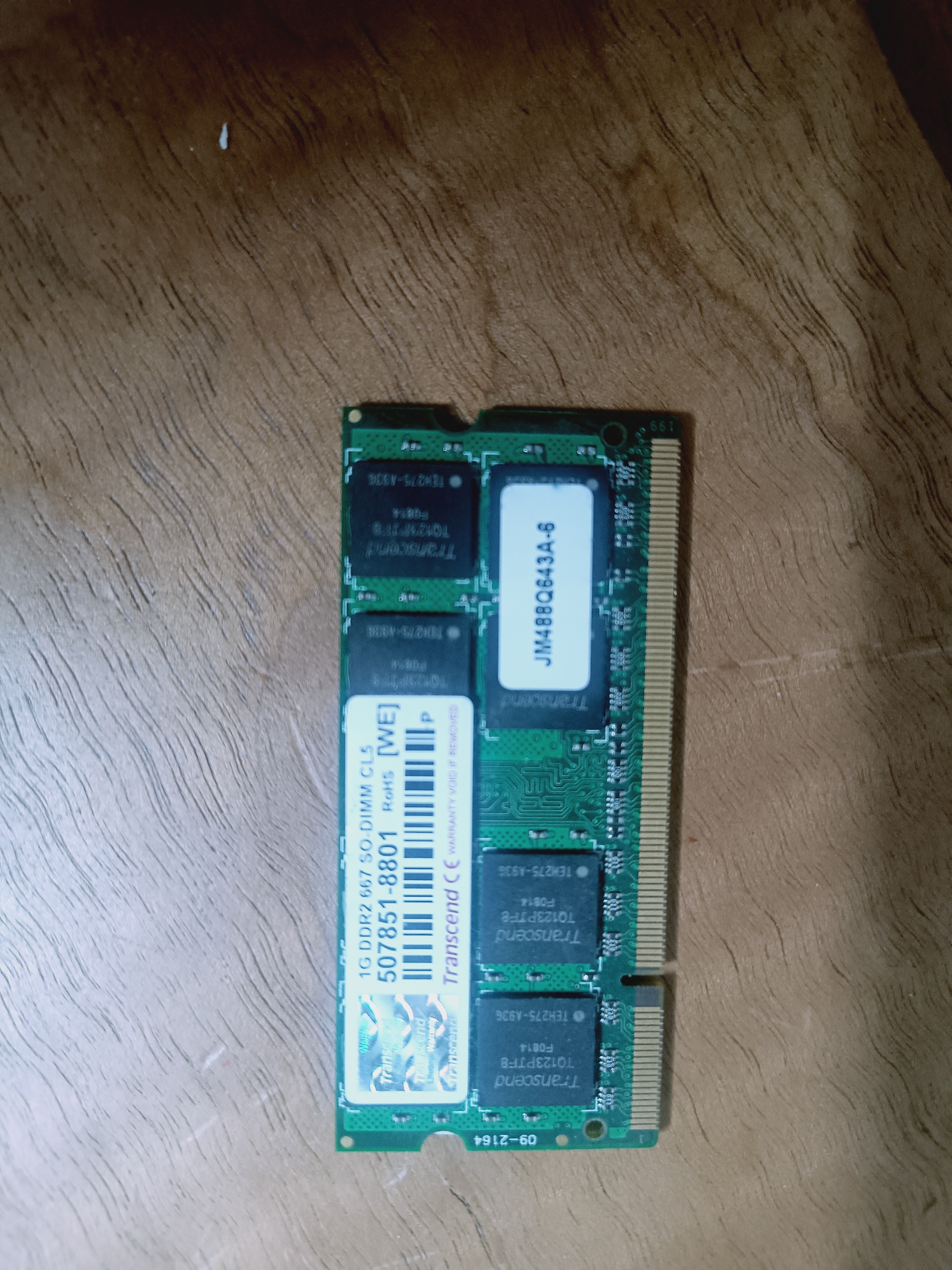 رم لپ تاپی DDR2، 1G_Transcend