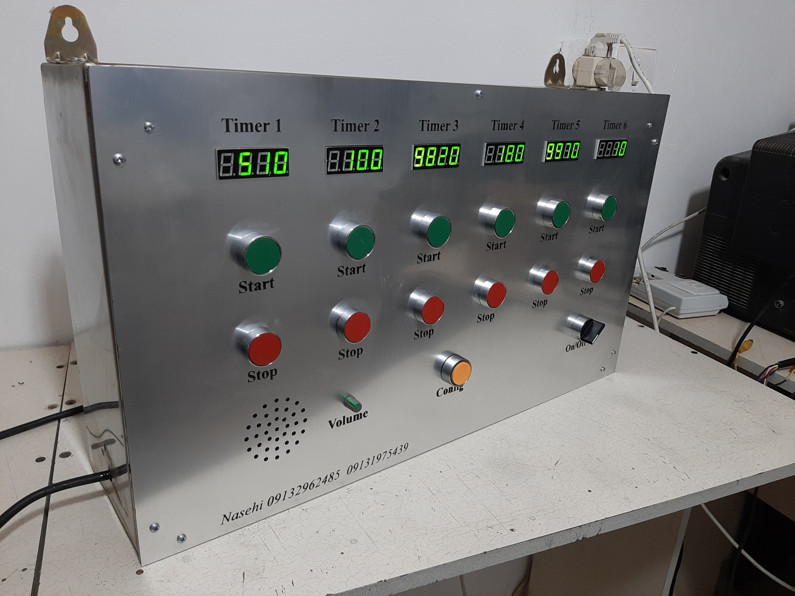 تایمر 6 کانال فست فود