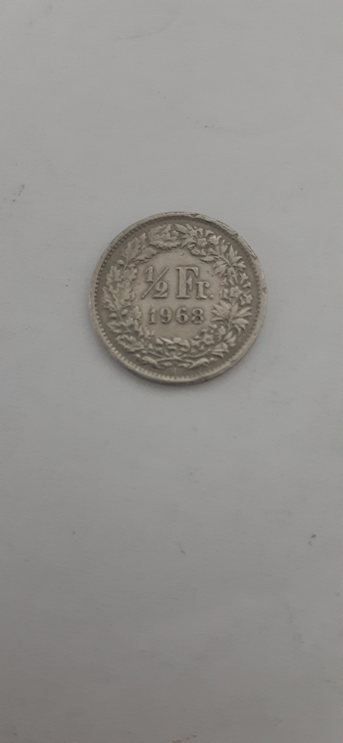 سکه کمیاب نیم فرانک نقره