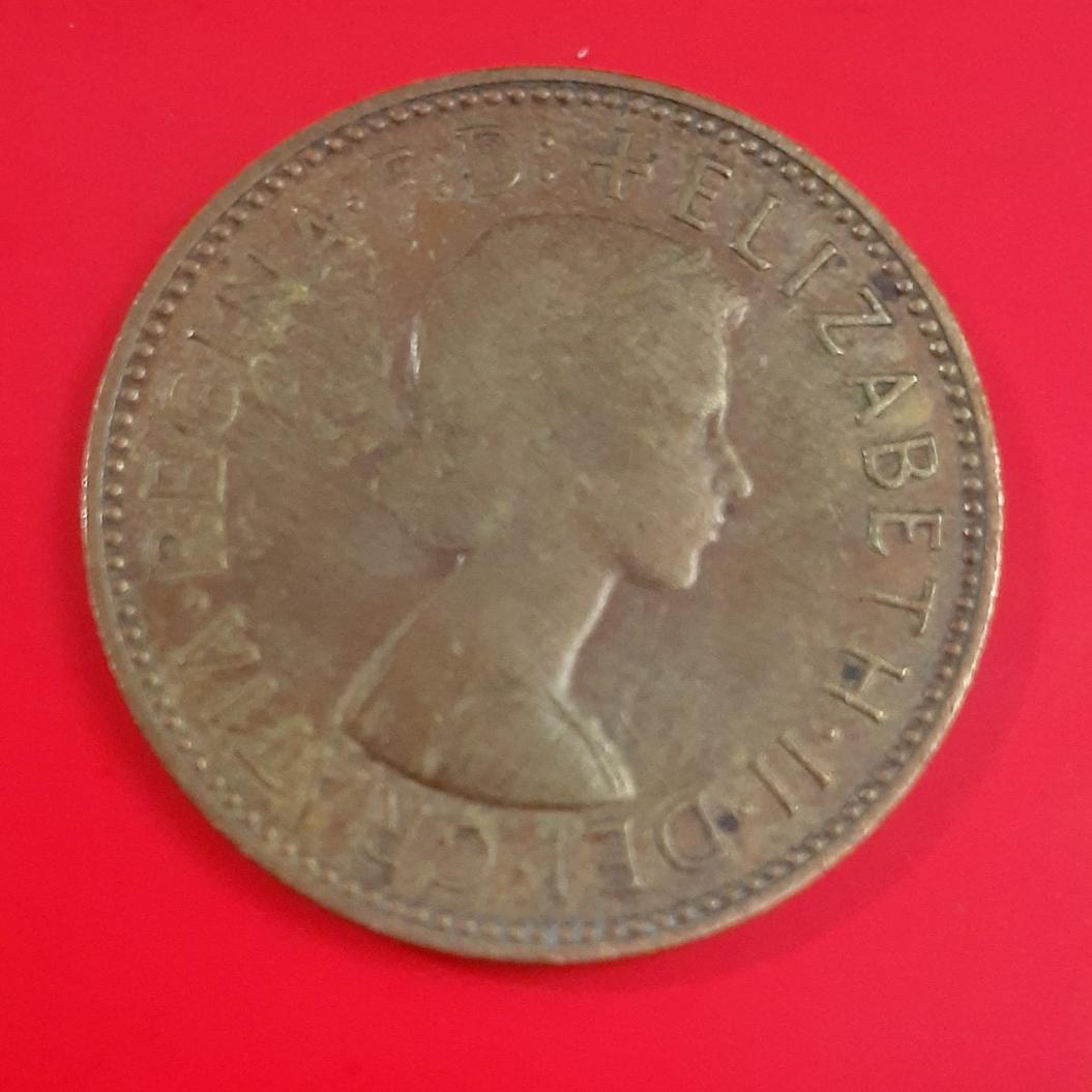 سکه نیم پنی انگلیس