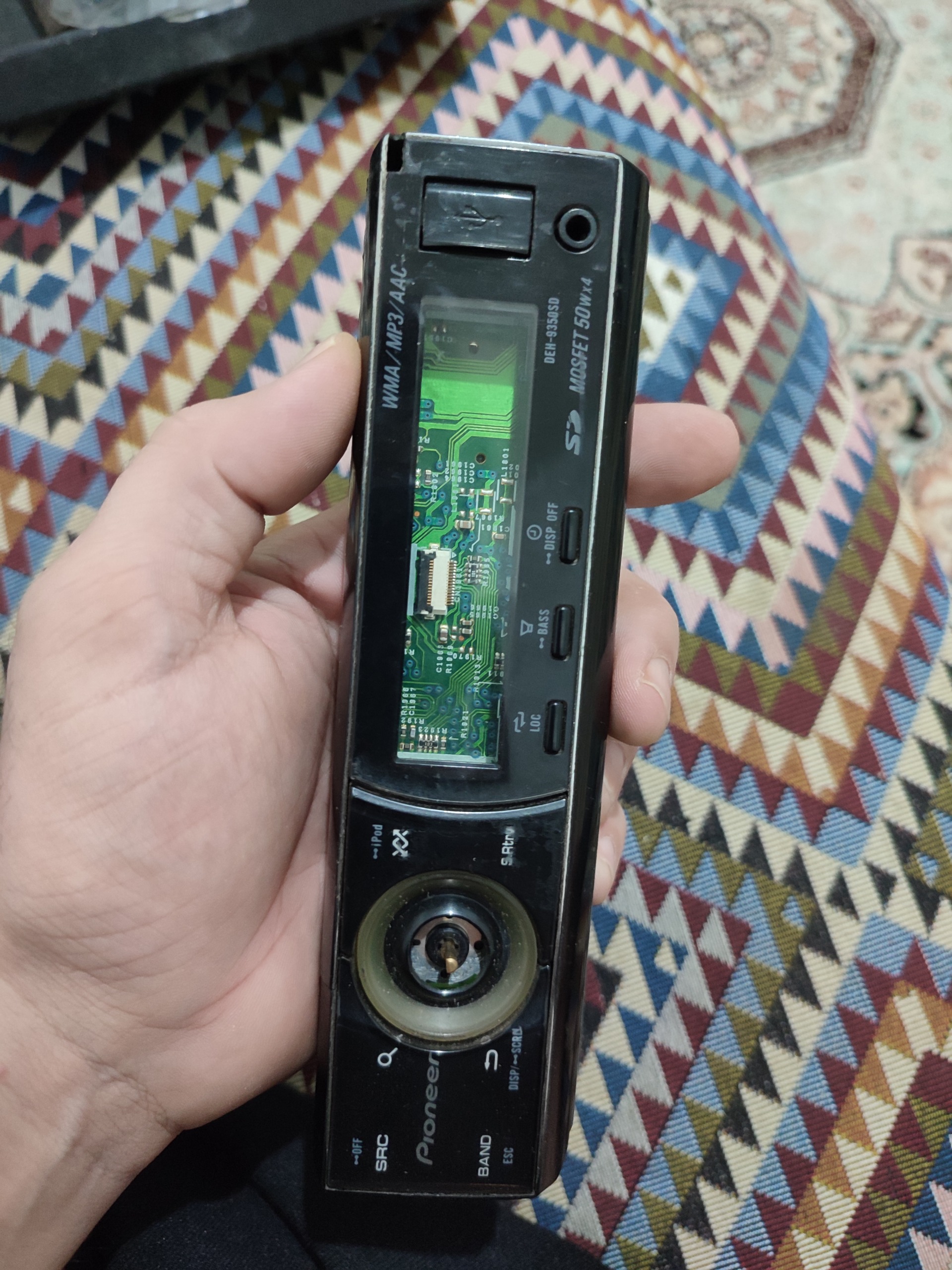 پنل پخش پایونیر 7250sd مناسب تعمیرکاران