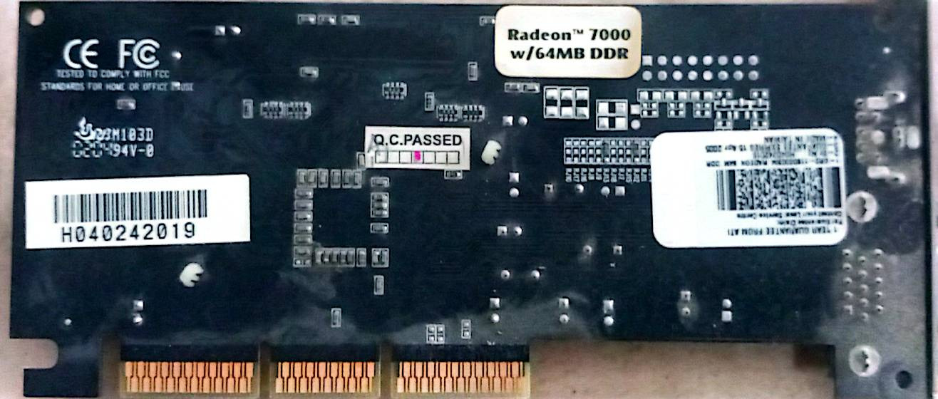 کارت گرافیک agp  قدیمی