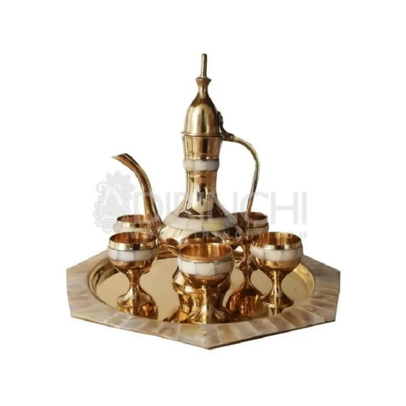 گلابپاش برنجی صدفکاری شده