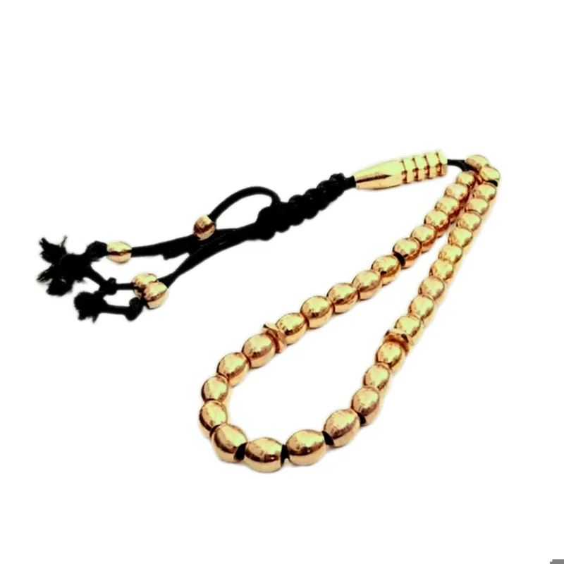 تسبیح برنجی 33 تایی نمره 6