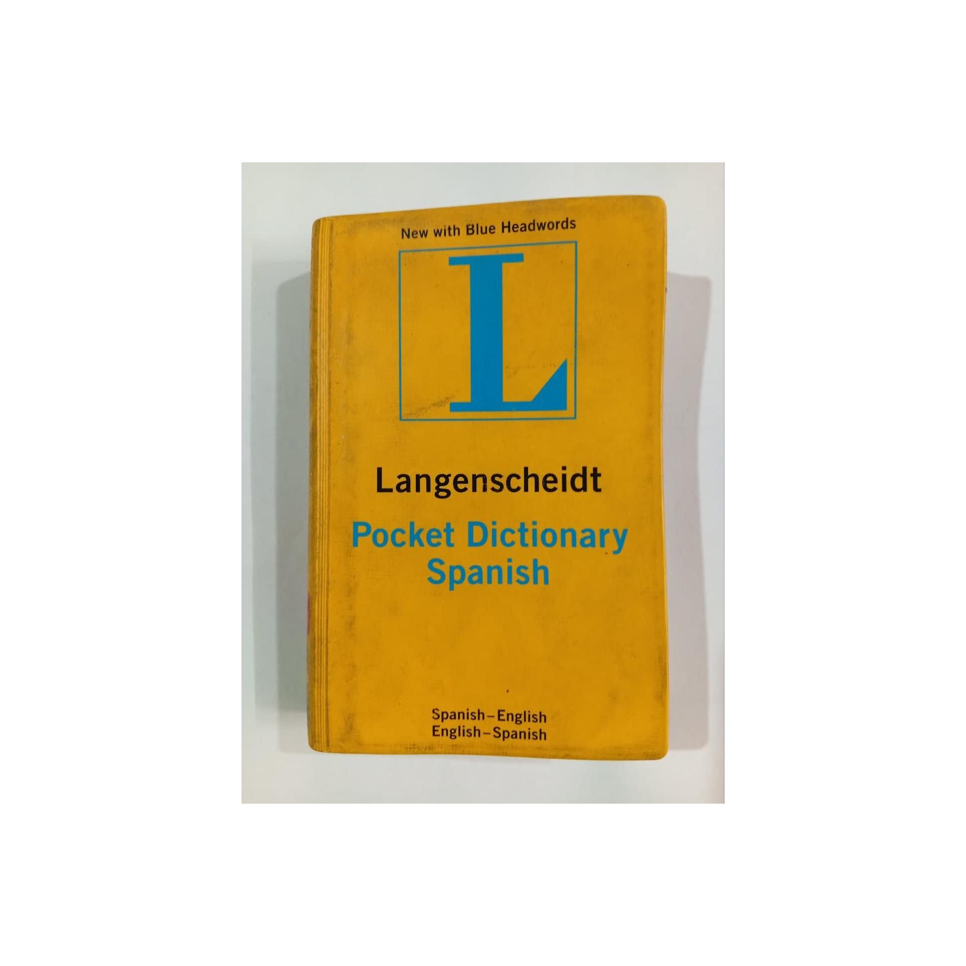 Langenscheidt Pocket Dictionary Spanish