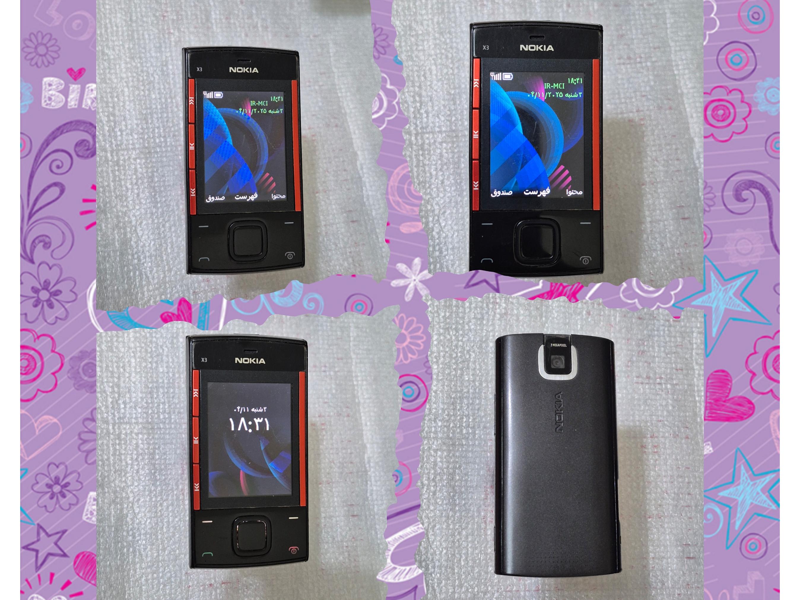 گوشی نوکیا x3 مجاری انتیک