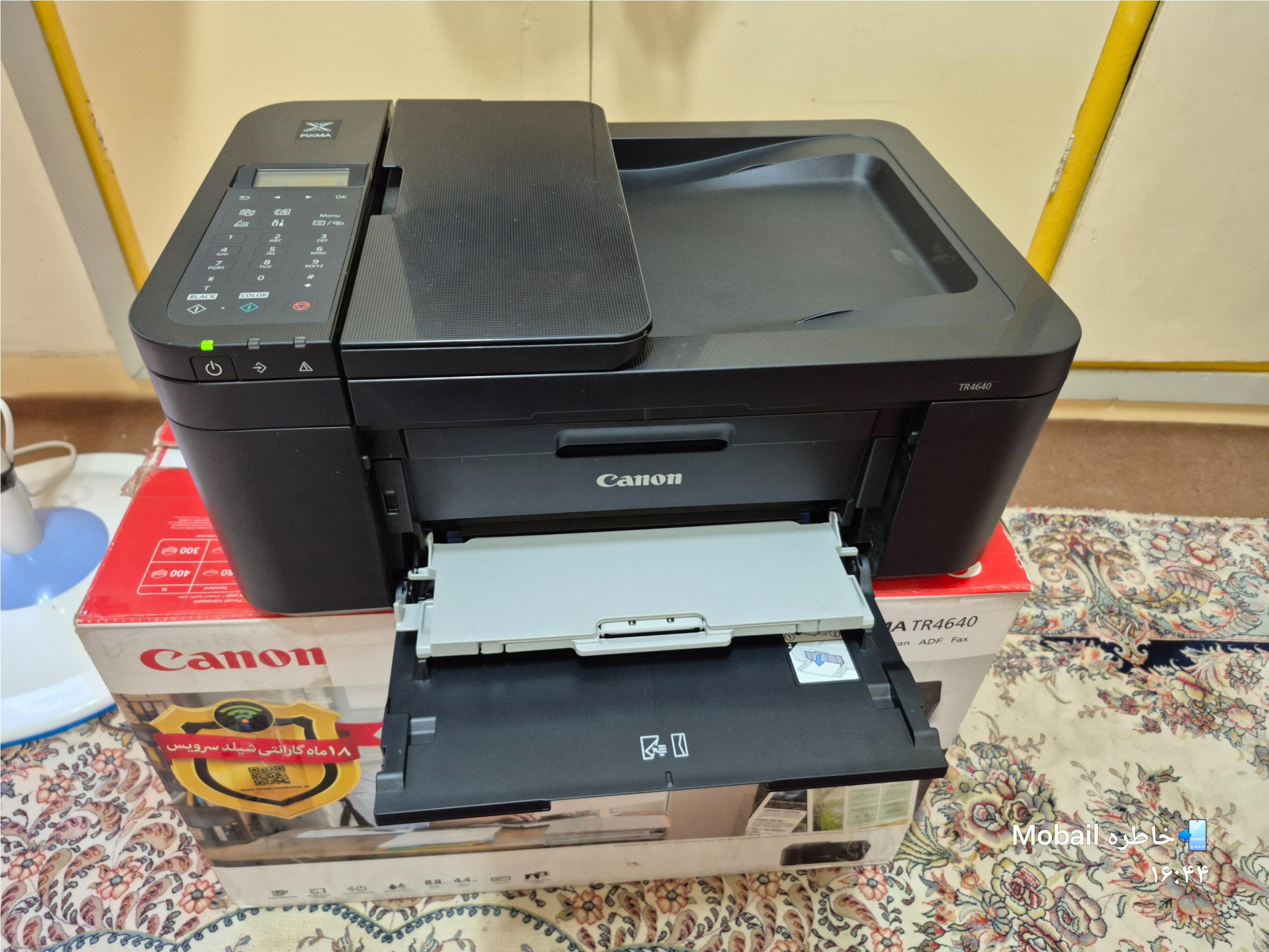 پرینتر کانن PIXMA TR4640درحدنوتوضیح دارد