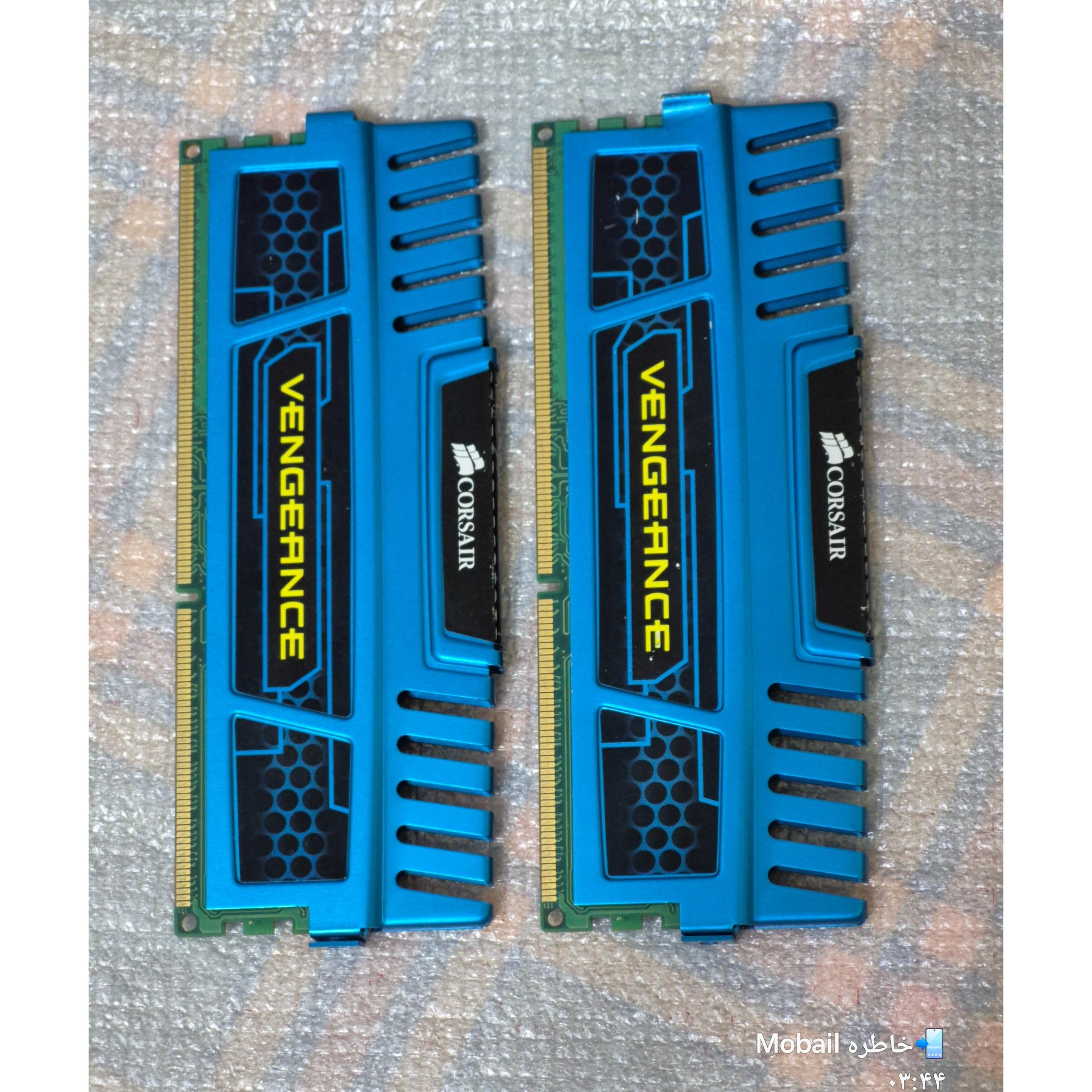 رم کامپیوتر کورسیر 8گیگـ DDR3درحدنو