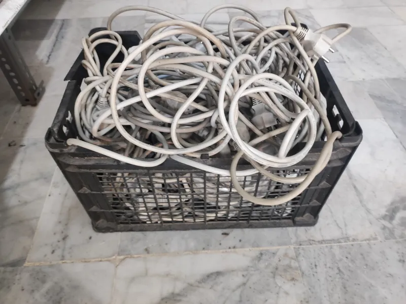 15عدد کابل پاور اصلی سفید