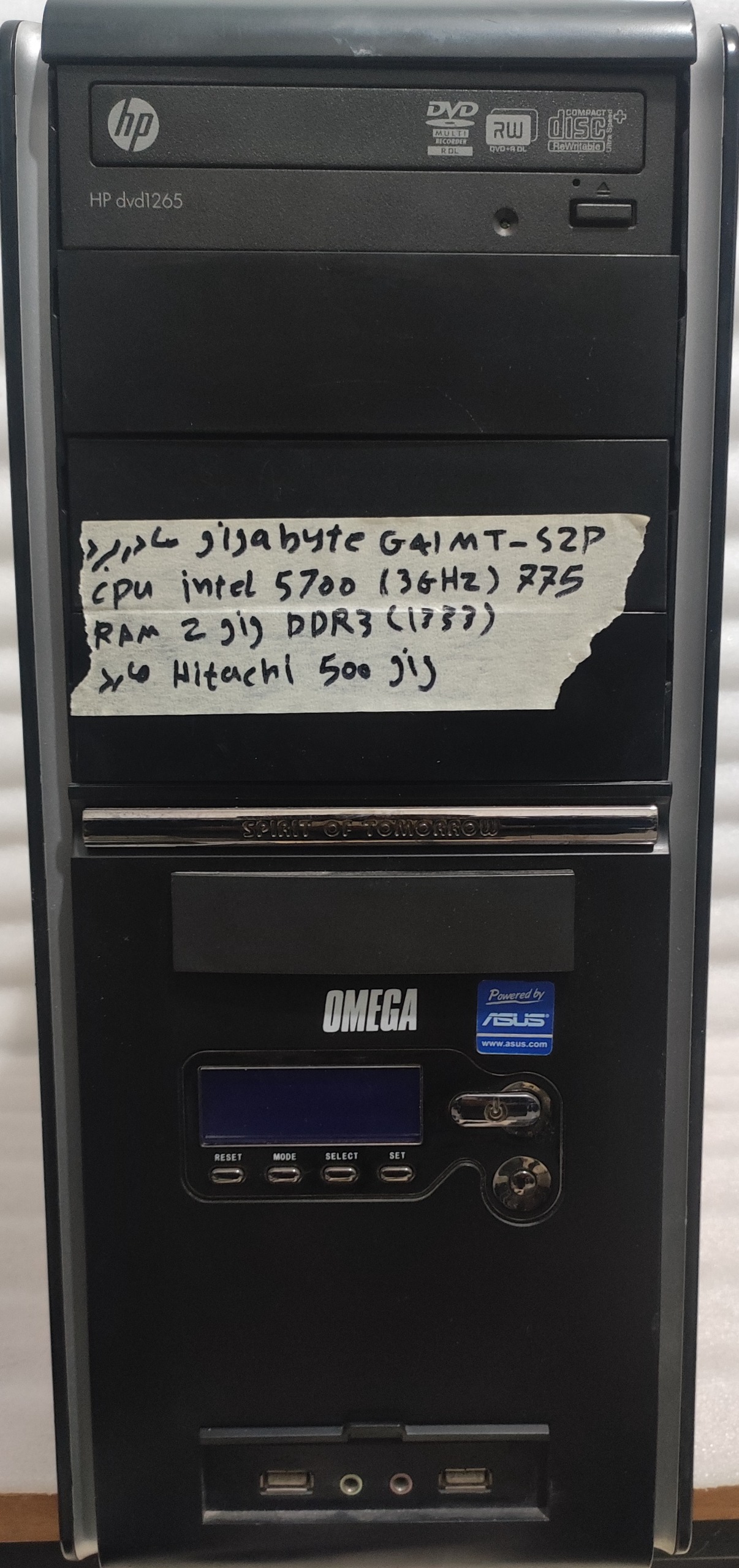 کیس OMEGA مادربرد Gigabyte G41MT_S2P