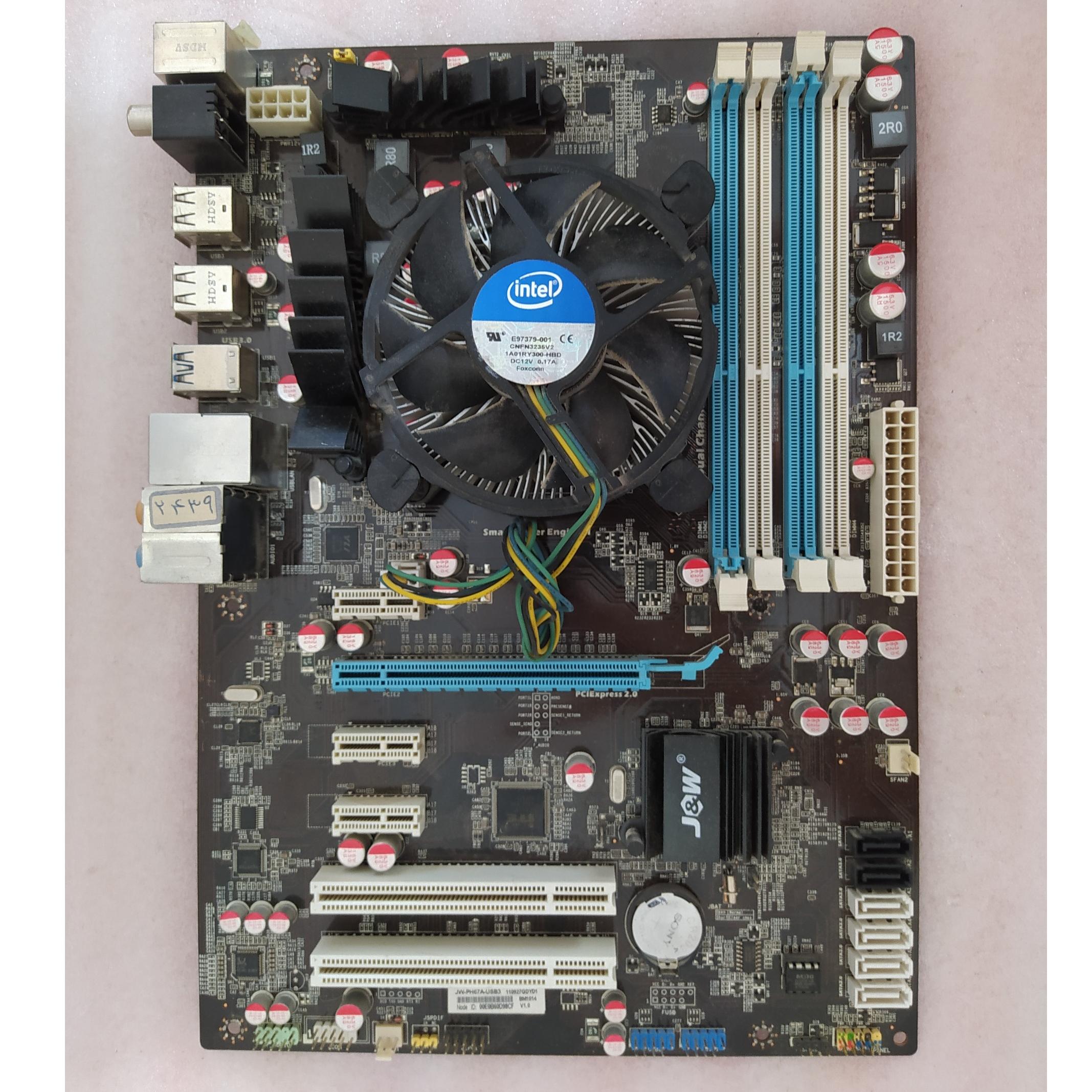 مادر برد h61 سوکت 1155با فن cpu