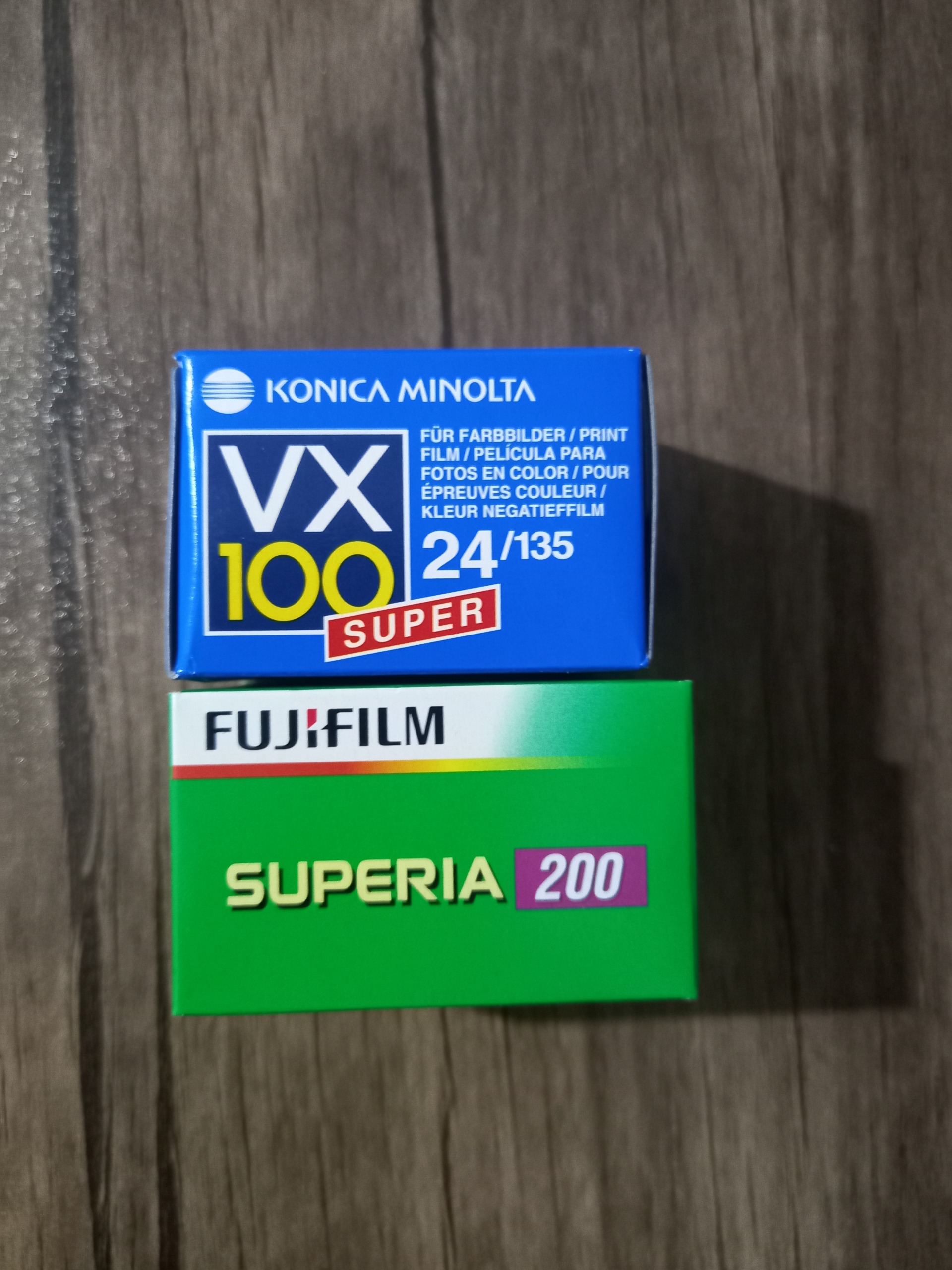 فیلم نگاتیو عکاسی کونیکا و فوجی