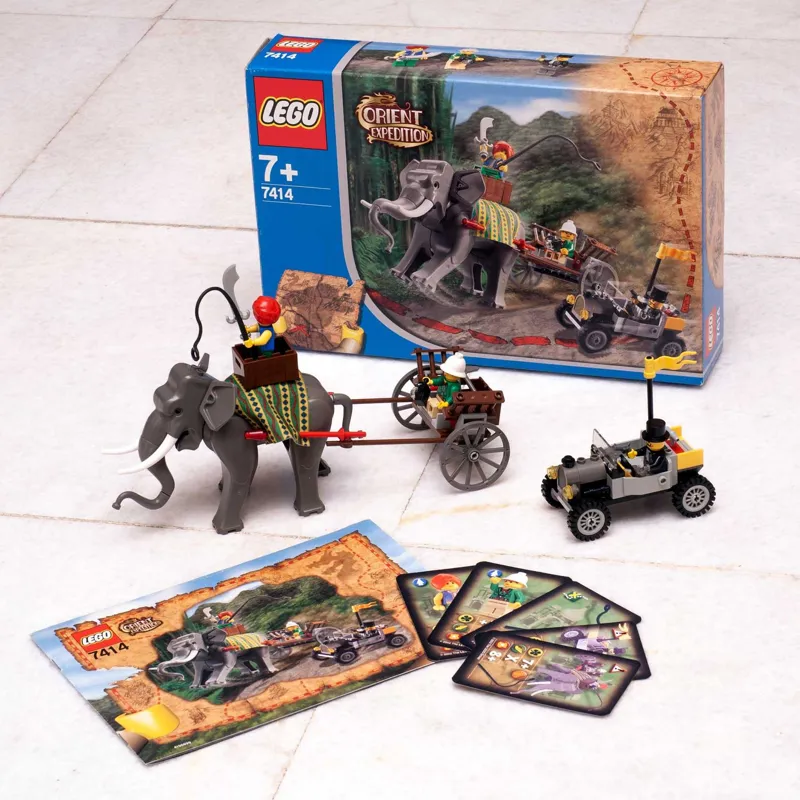 لگو  (کاروان فیل) Lego - 7414 - Elephant Caravan