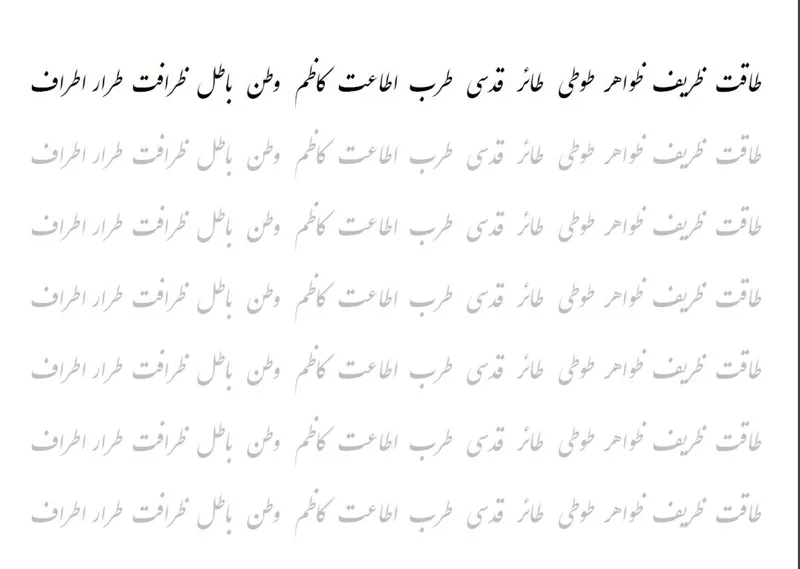 تمرین خوشنویسی با خودکار