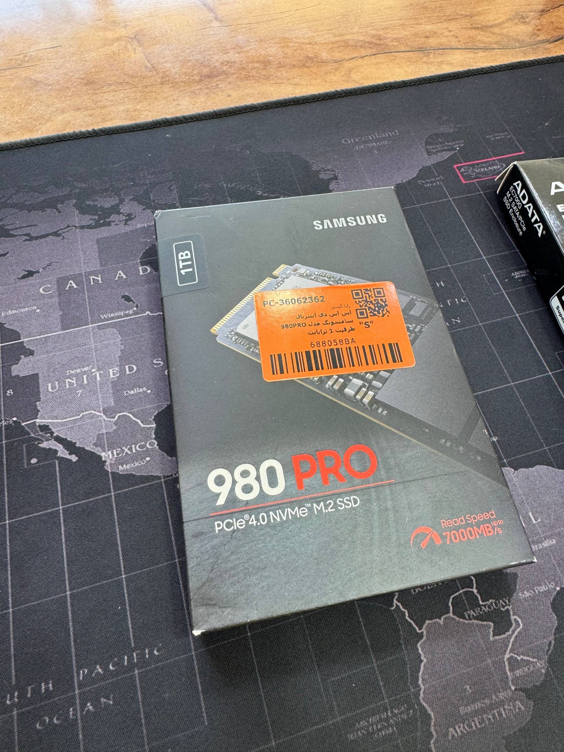 هارد اس اس دی مدل 980 pro samsung