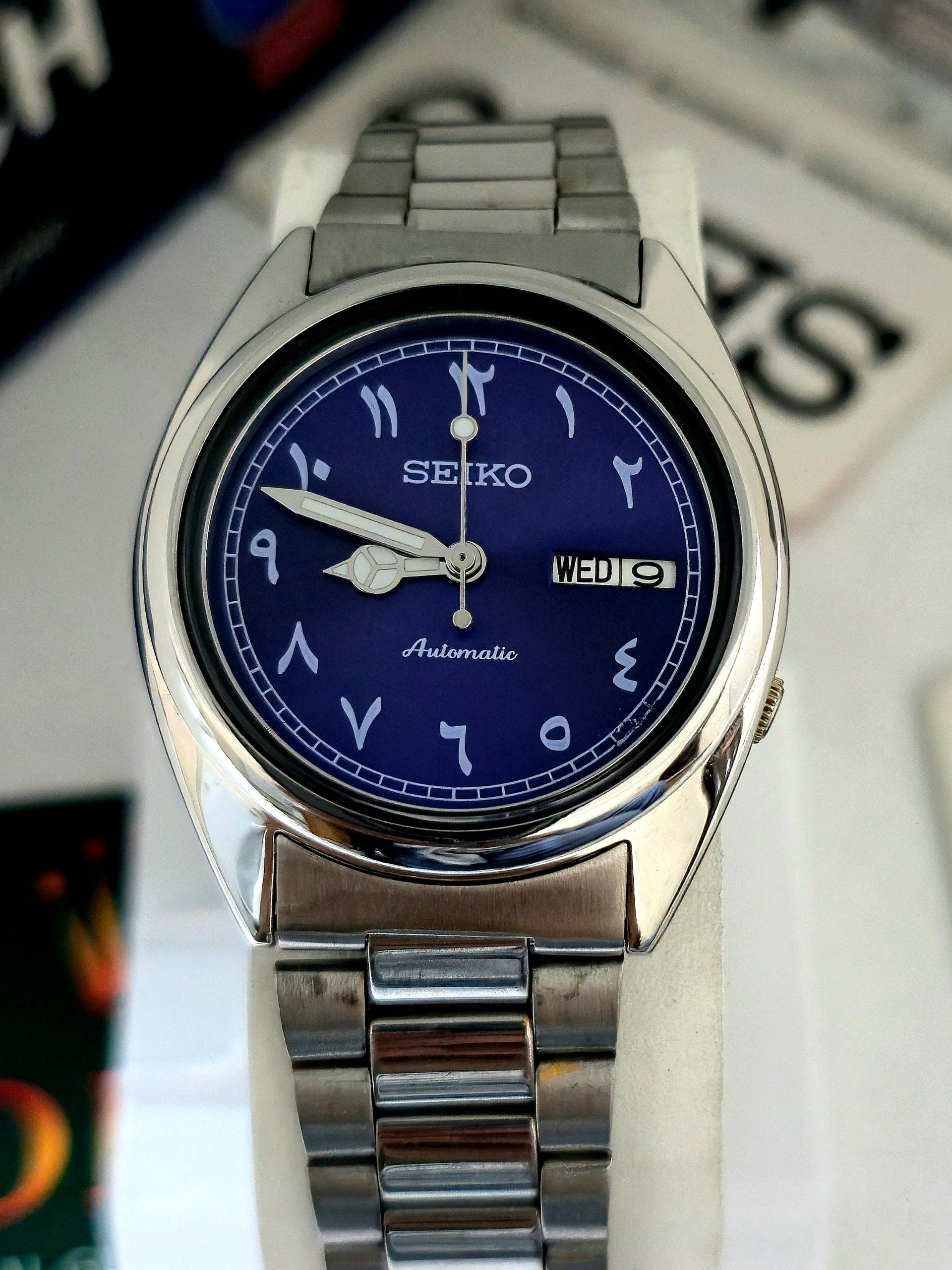 ساعت سیکو پنج اتوماتیک پشت شیشه ای