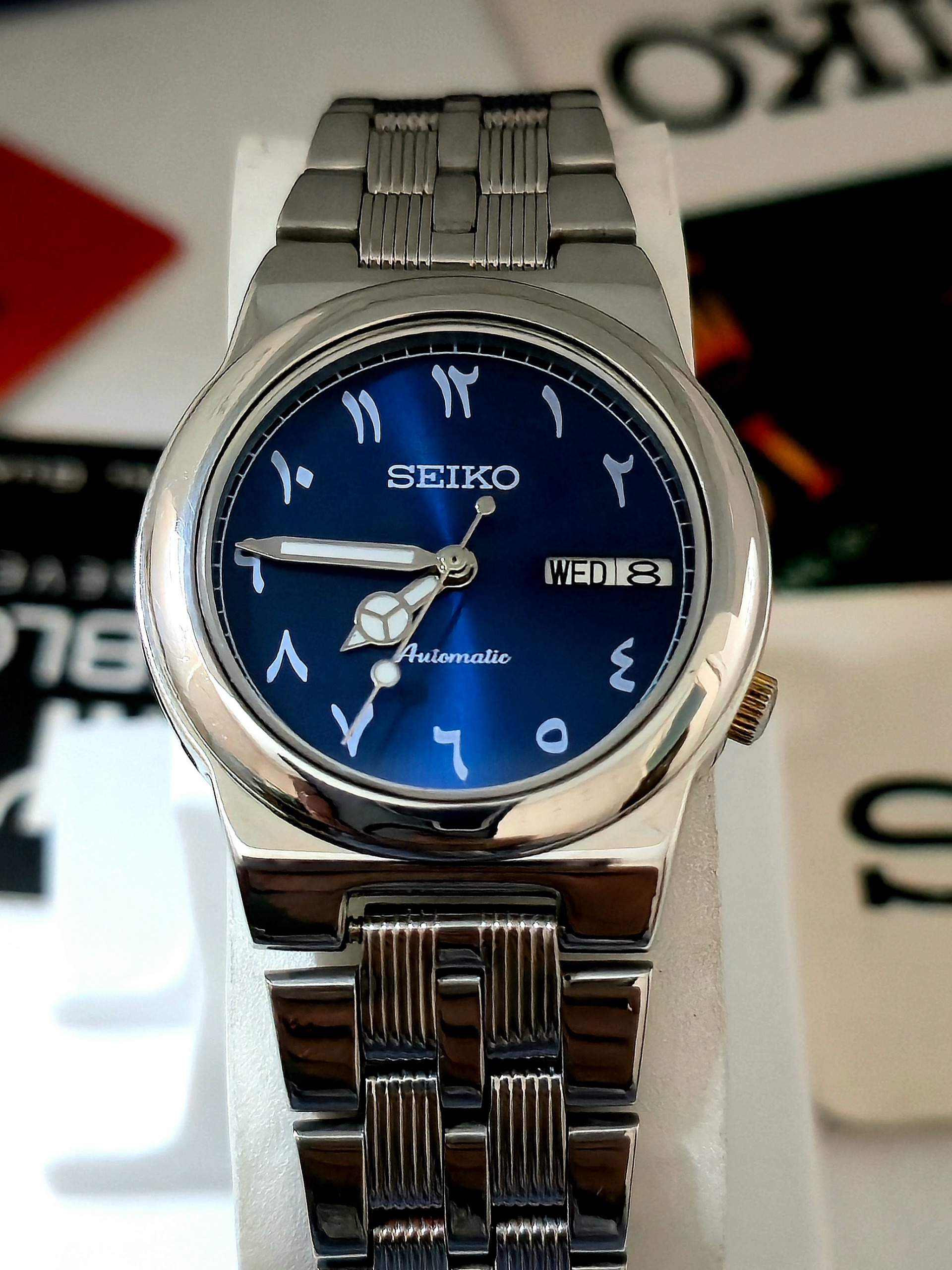 ساعت سیکو پنج اتوماتیک پشت شیشه ای