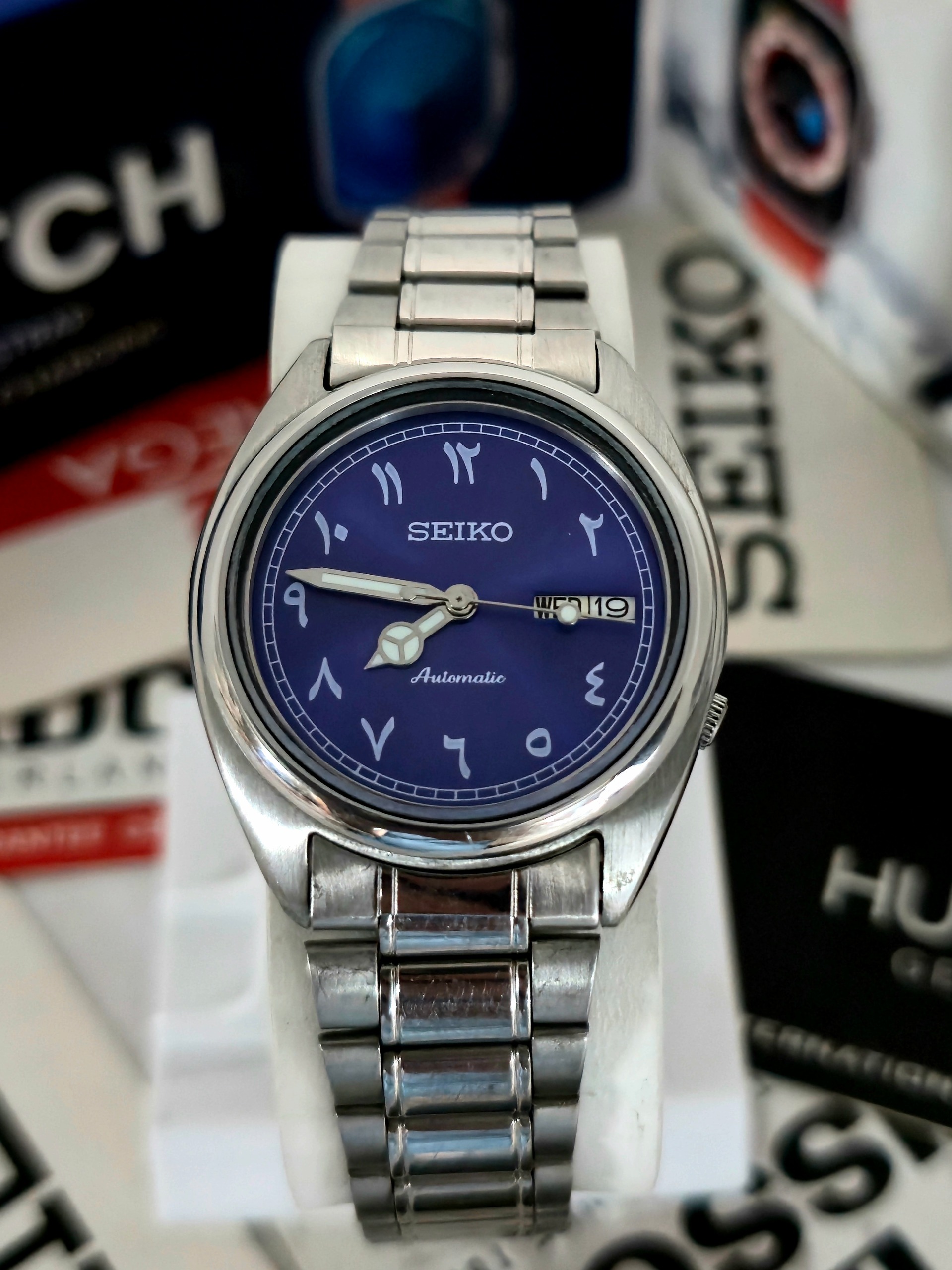 ساعت سیکو پنج اتوماتیک پشت شیشه ای