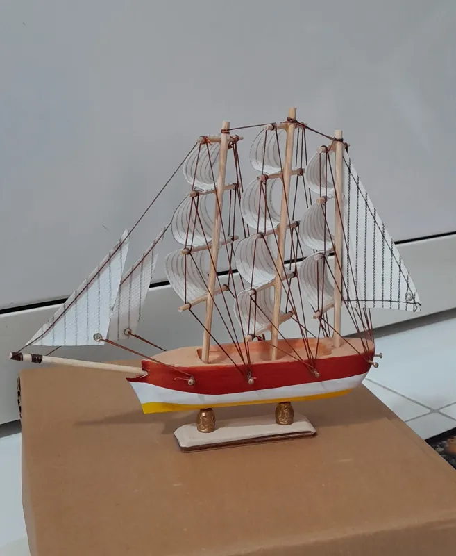 ماکت کشتی بادبانی چوبی کیفیت عالی