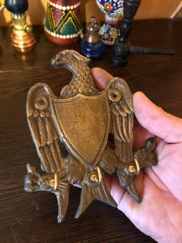 جاکلیدی برنجی قدیمی ضخیم