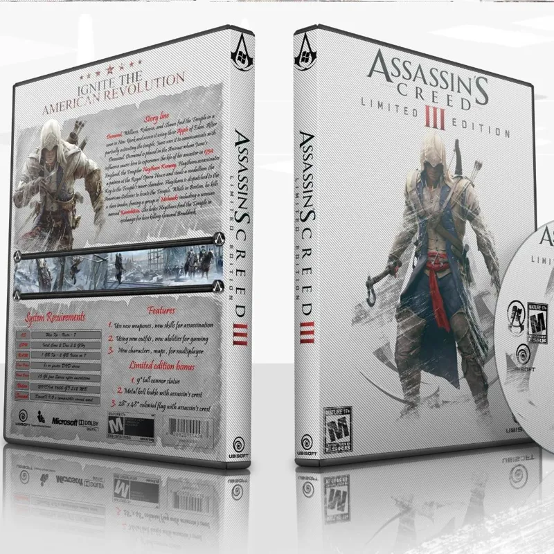 قاب بازی Assassins Creed III Limired Edition pc