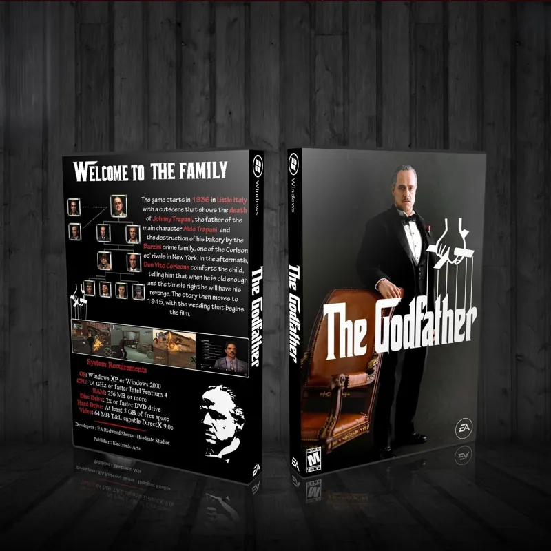 قاب بازی The Godfather Box Cover