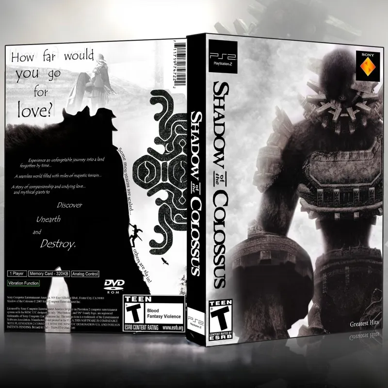 قاب بازی Shadow of the Colossus Box Cover