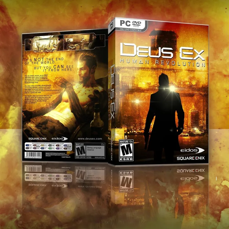 قاب بازی Deus Ex Human Revolution Box Cover
