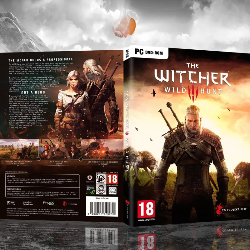 قاب بازی The Witcher 3 Wild Hunt pc