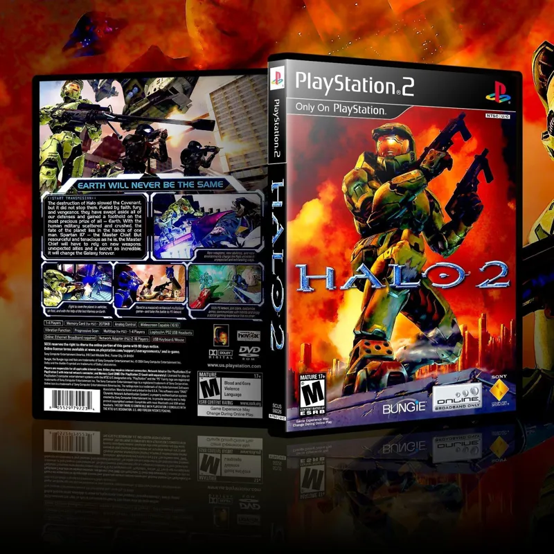 قاب بازی Halo 2 ps2