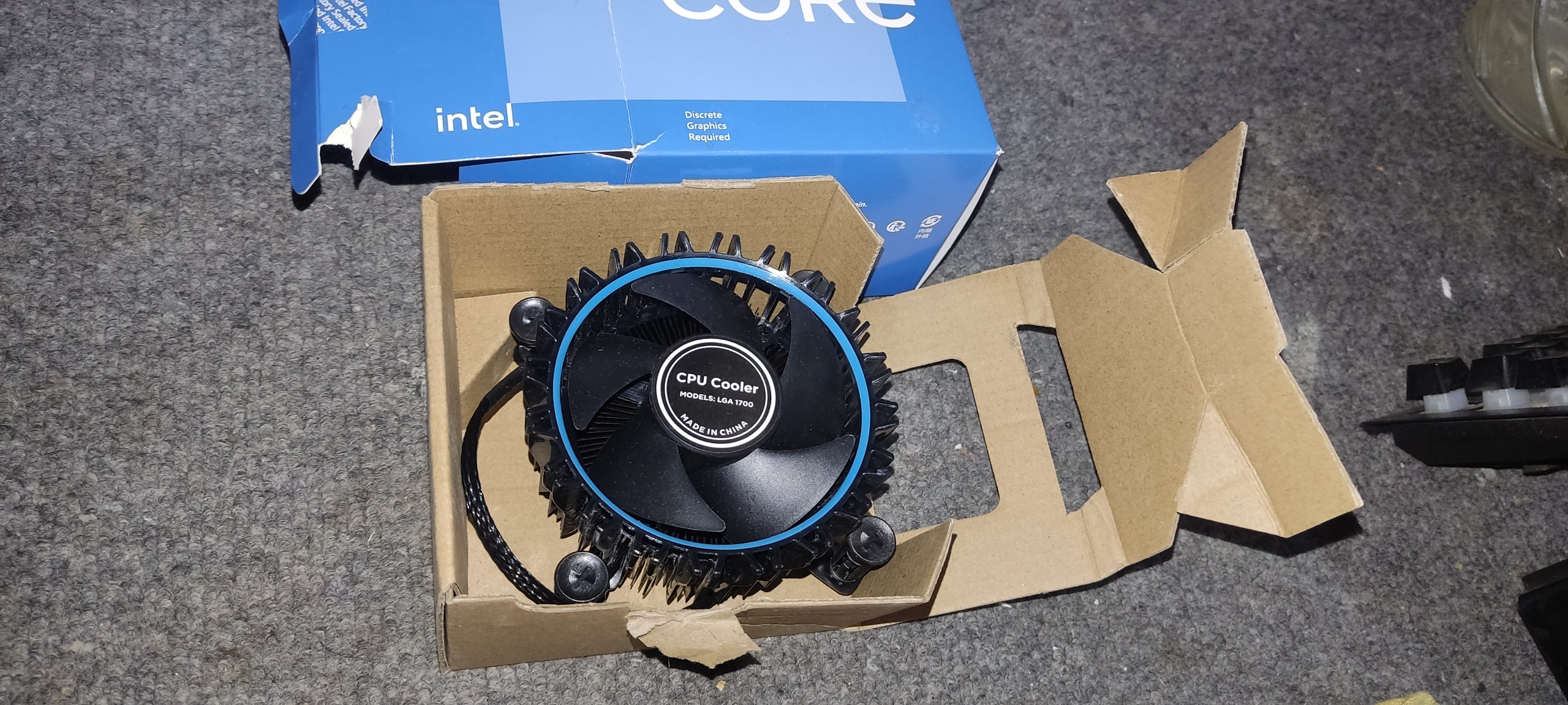 فن پردازنده اینتل اورجینال lga1700