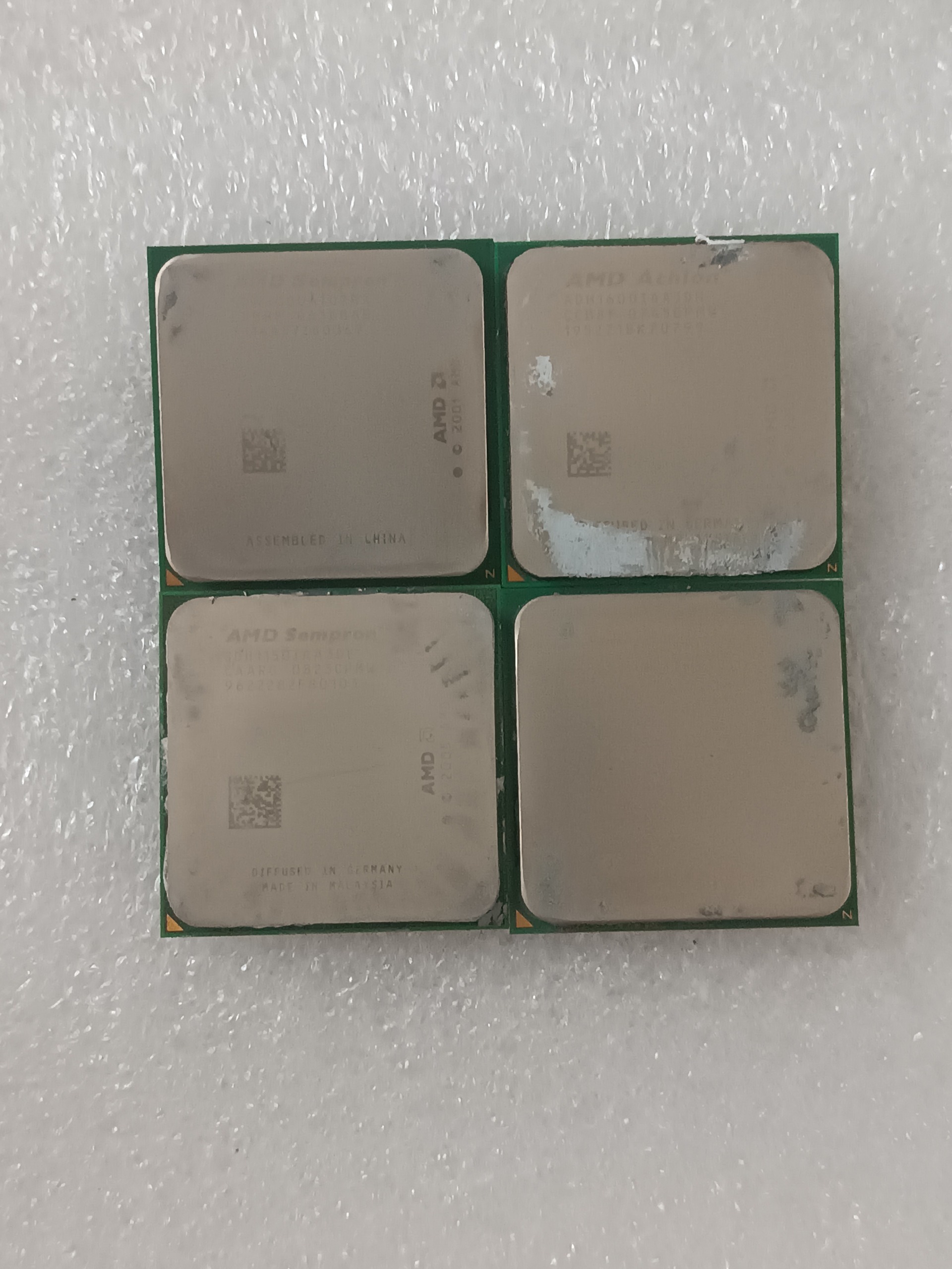چهار عدد cpu amd