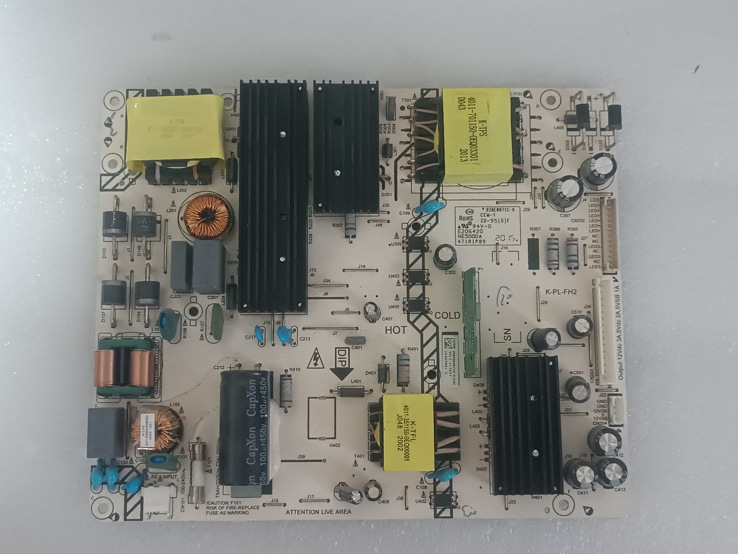 برد تغذیه تلوزیون