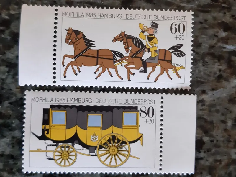 تمبر باارزش المان حدود 5 دلار است