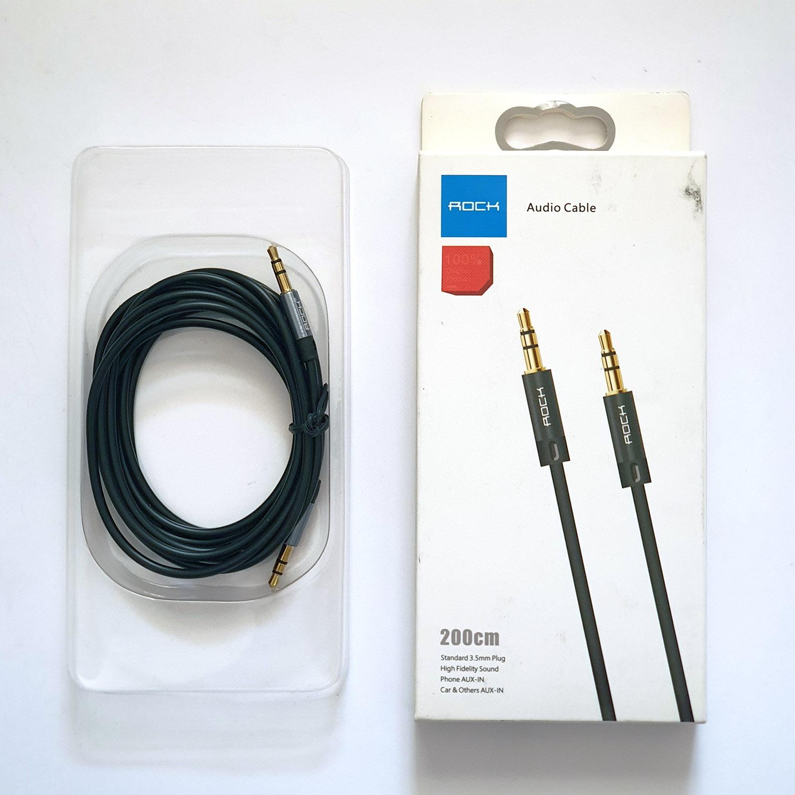 کابل انتقال صدا 3/5 میلی متر راک - طول 2 متر