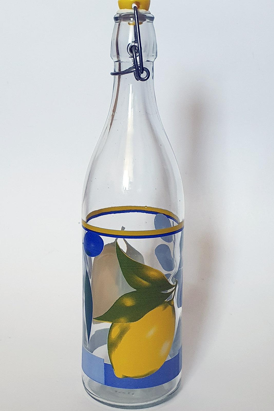 بطری شیشه ای در قفلی (طرح لیمو -2)