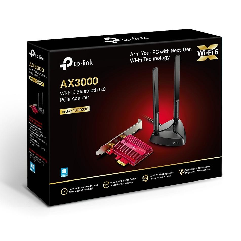 کارت شبکه بی سیم TP-Link AX3000 Wi-Fi6 Bluetooth5