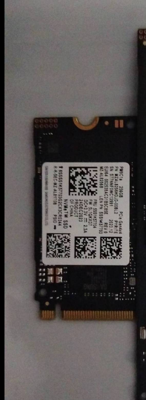 ssd 256 m2 gen4 samsung model pm9c1