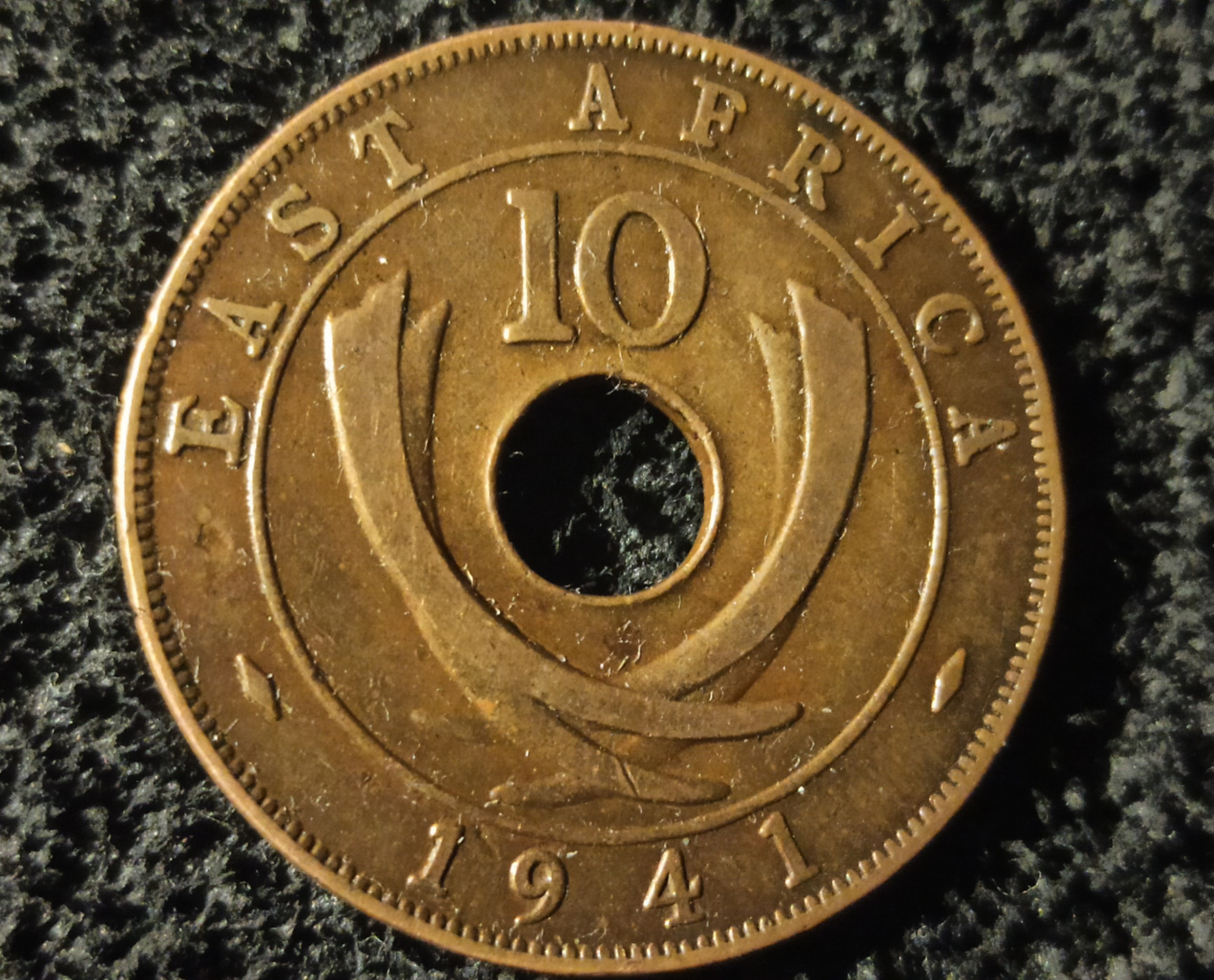 10 سنت آفریقای شرقی 1941