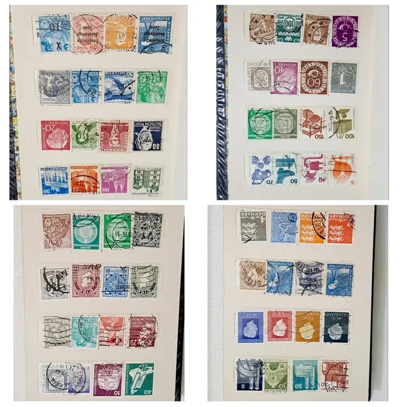 یک آلبوم پراز تمبرخارجی،کلکسیونی،وخاص(توضیحات مهم